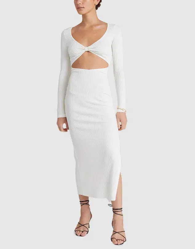 Bec & Bridge Della Vita Midi Dress White Size 6 - Image 3