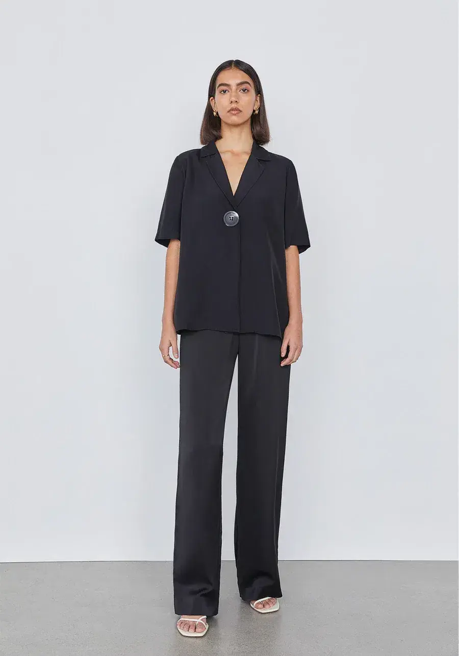 Viktoria and Woods Chorus Shirt and Pilot Pants Set Black Size 0 / AU 6 - Image 1