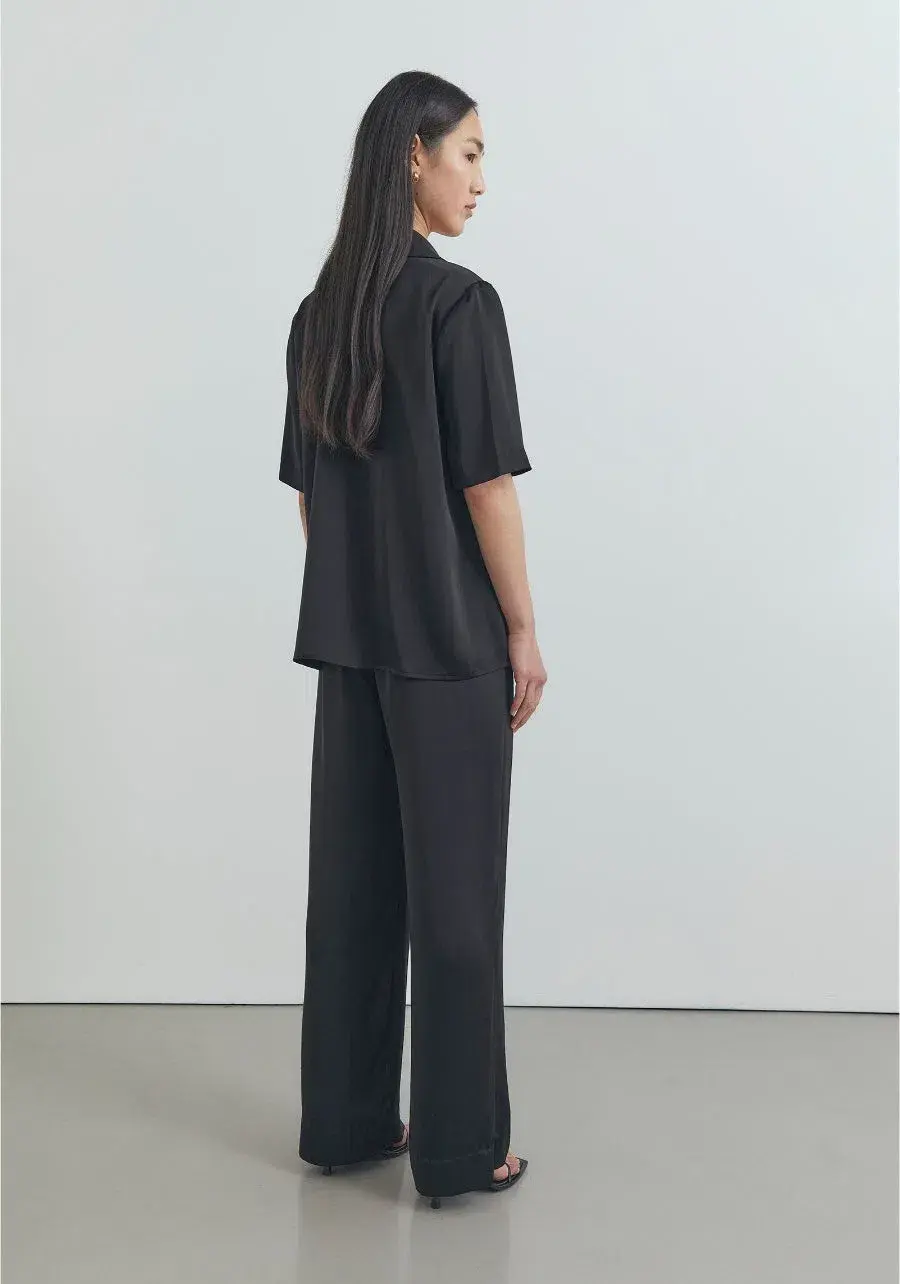 Viktoria and Woods Chorus Shirt and Pilot Pants Set Black Size 0 / AU 6 for rent on The Volte - main image