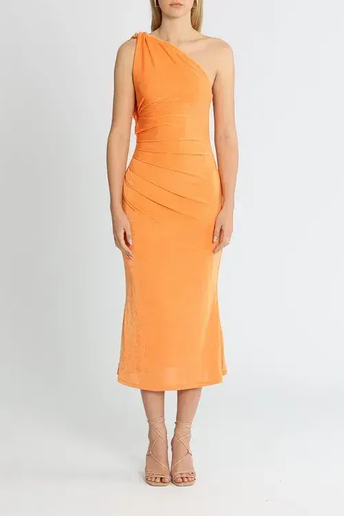 Misha Dune Dress Orange Size 10/M - Image 1