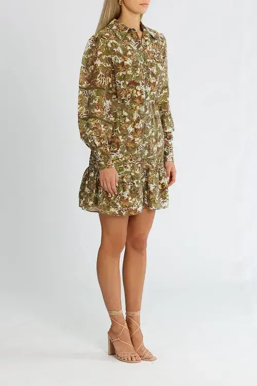 Ministry of Style Floral In Disguise Mini Dress Multi Print Size AU 14 - Image 2