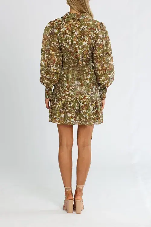 Ministry of Style Floral In Disguise Mini Dress Multi Print Size AU 14 - Image 3