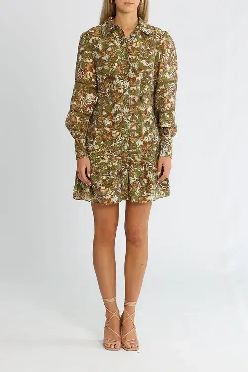 Ministry of Style Floral In Disguise Mini Dress Multi Print Size AU 14 - Image 1