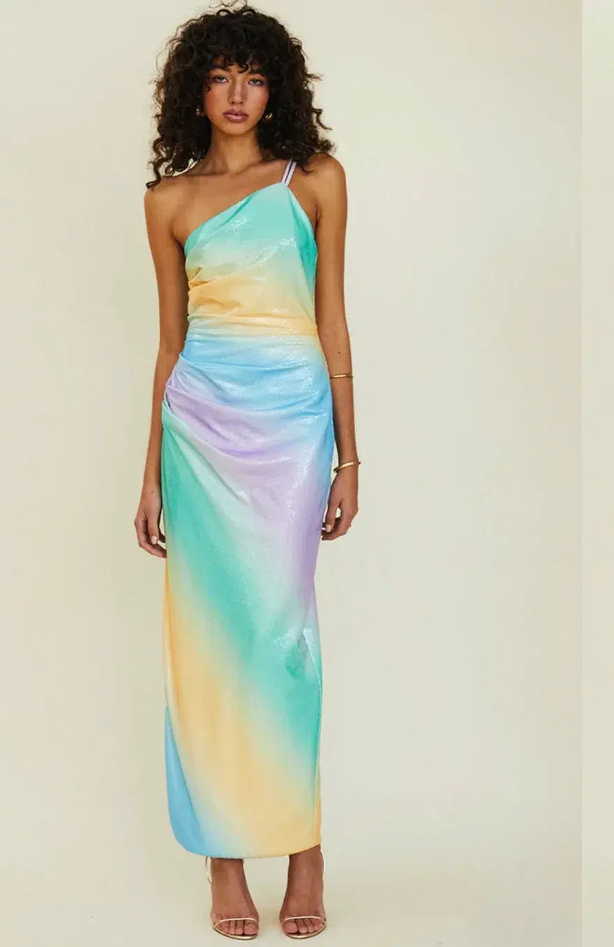 Suboo Sequin Mermaid Maxi Dress Multi Size 6  - Image 2