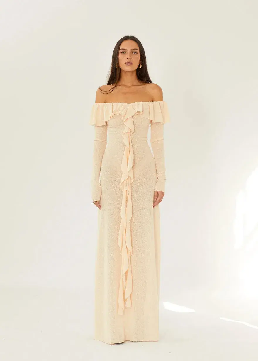 Arcina Ori Mila Dress Cream Size M / AU 10 - Image 1