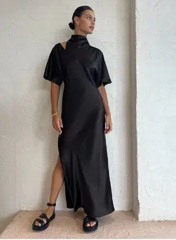 Camilla and Marc Sorrell Maxi Dress Chocolate Size 14 - Image 5