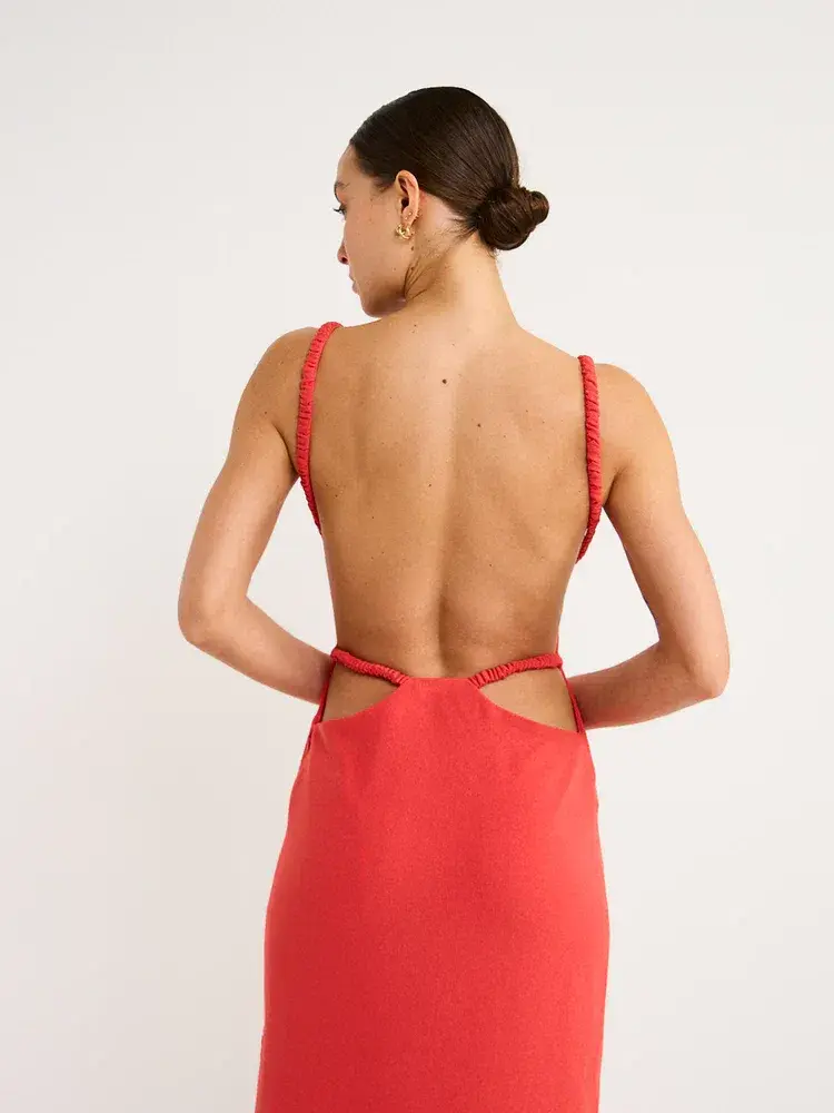 Sir the Label Spoerri Backless Gown Red Size 0 / AU 6 - Image 3