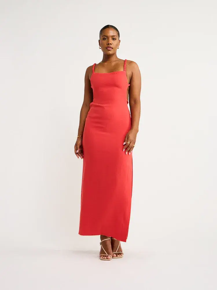 Sir the Label Spoerri Backless Gown Red Size 0 / AU 6 - Image 12