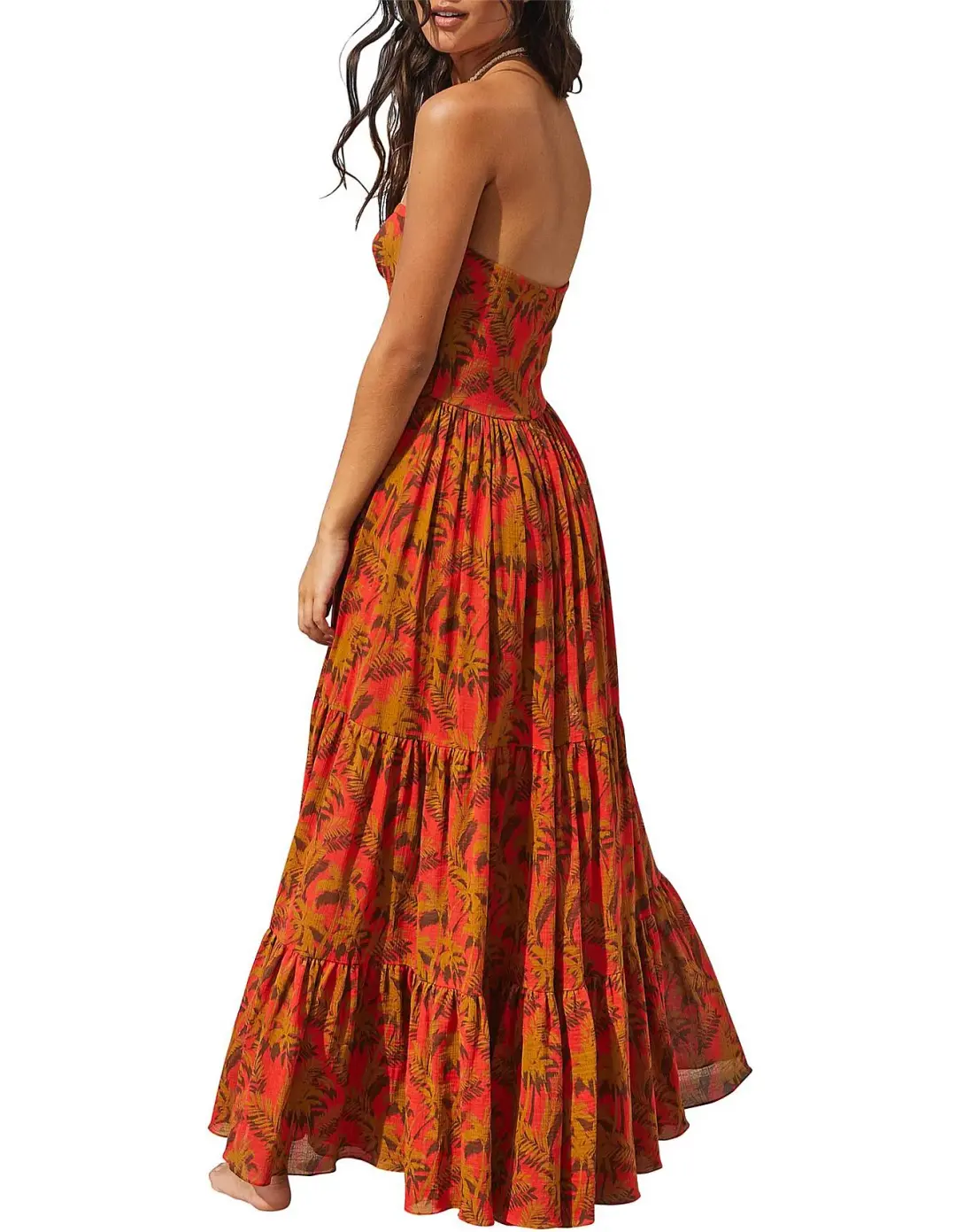 Bec & Bridge Mahalia Maxi Dress Floral Print Size AU 10 for rent on The Volte - main image