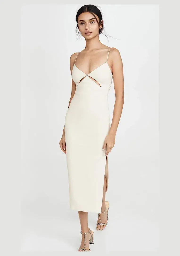 Bec & Bridge Ulla Midi Dress Vanilla Bean Size AU 10 - Image 1