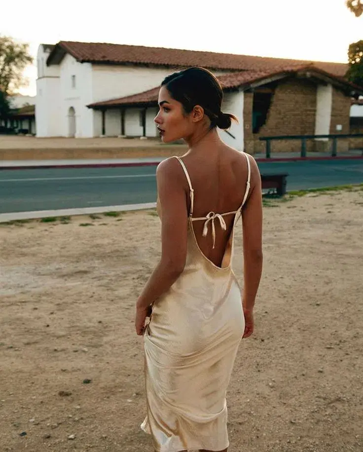 Rat & Boa Sofia Midi Dress Gold Size S / AU 8 for rent on The Volte - main image