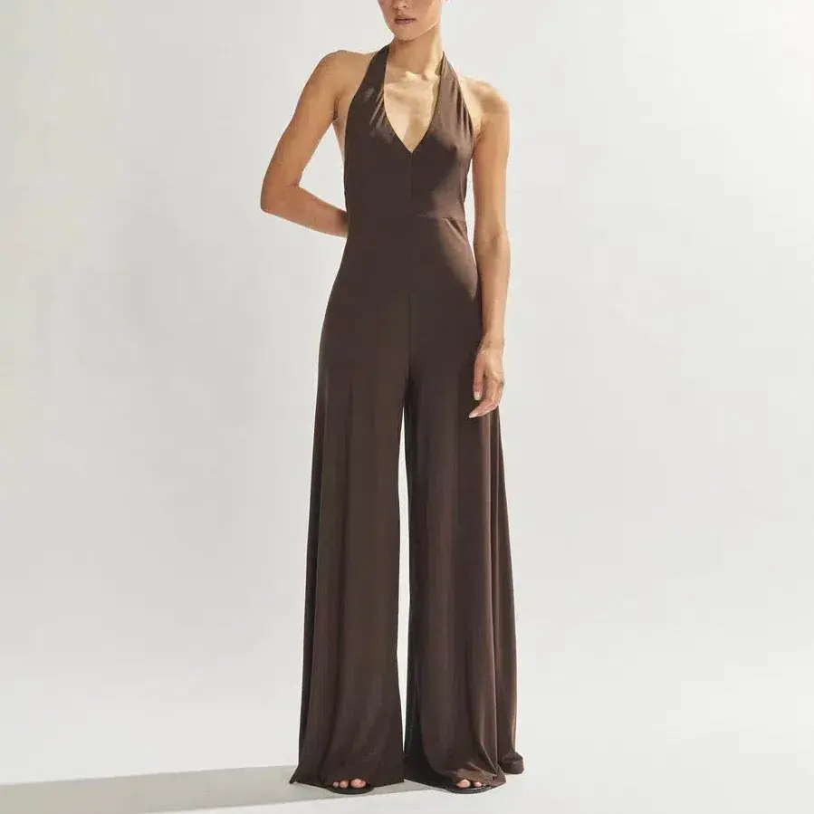 One Mile the Label Sammy Jumpsuit Brown Size M / AU 10 - Image 1