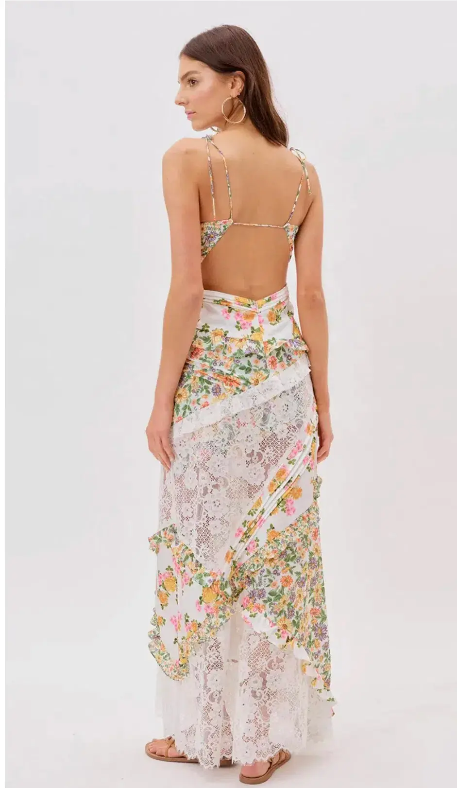 For Love and Lemons Rosalyn Maxi Dress Floral Size S / AU 8 - Image 2