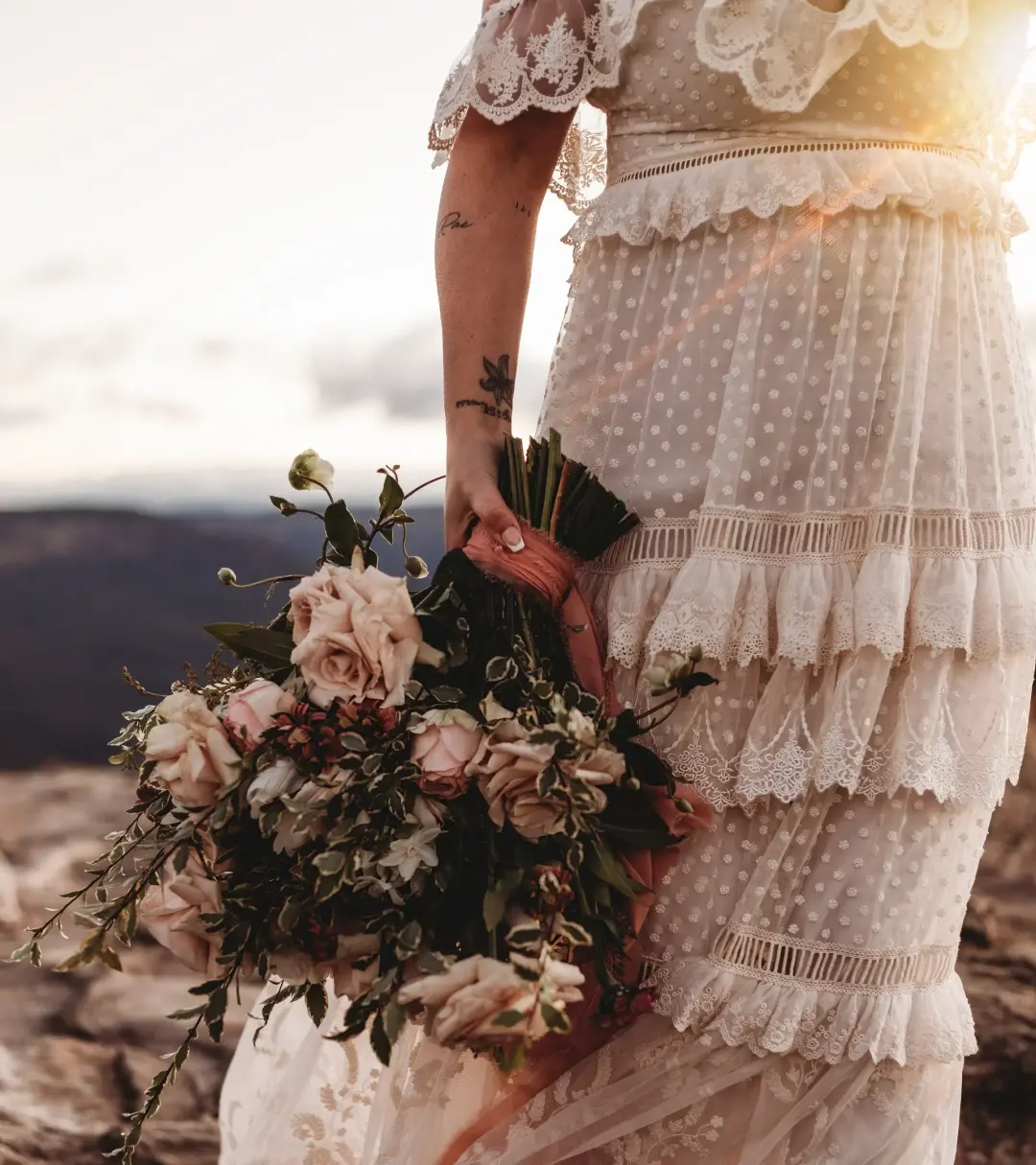 Spell Chloe Gown Cream Size Large / AU 12 for rent on The Volte - main image