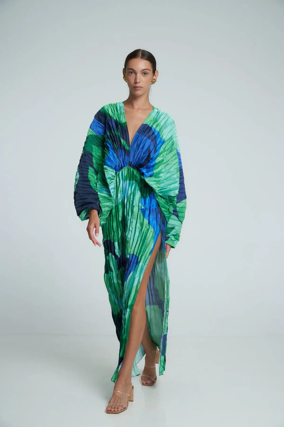 L’Idee De Luxe Gown Capri Green Size 14 - Image 1