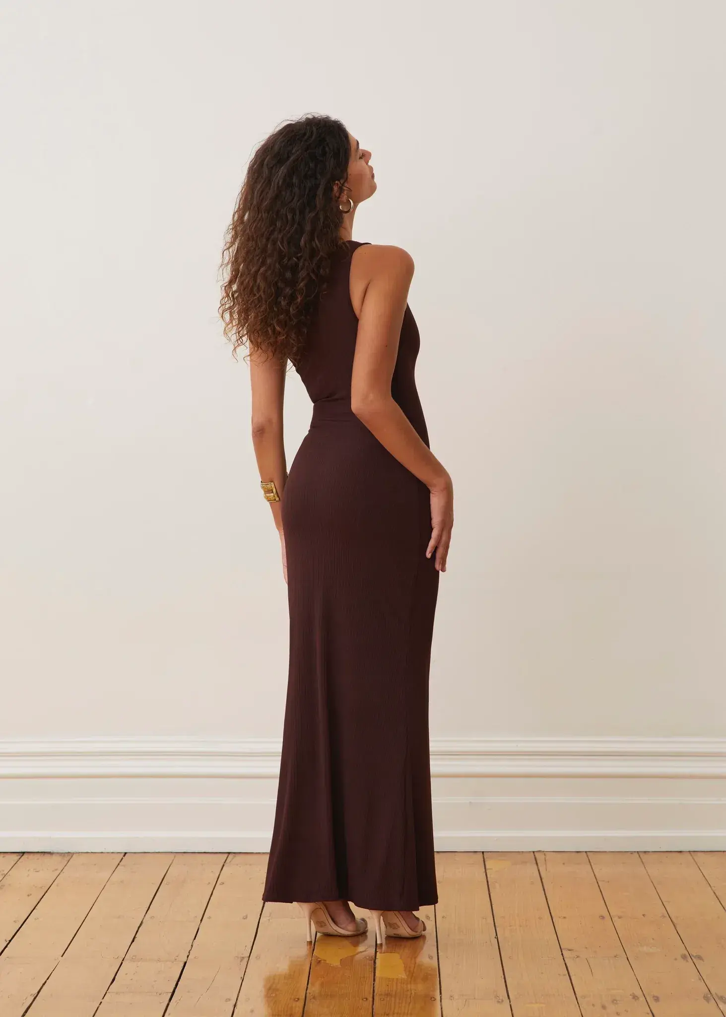 Arcina Ori Jada Dress Cocoa Size S/Au 8 - Image 2