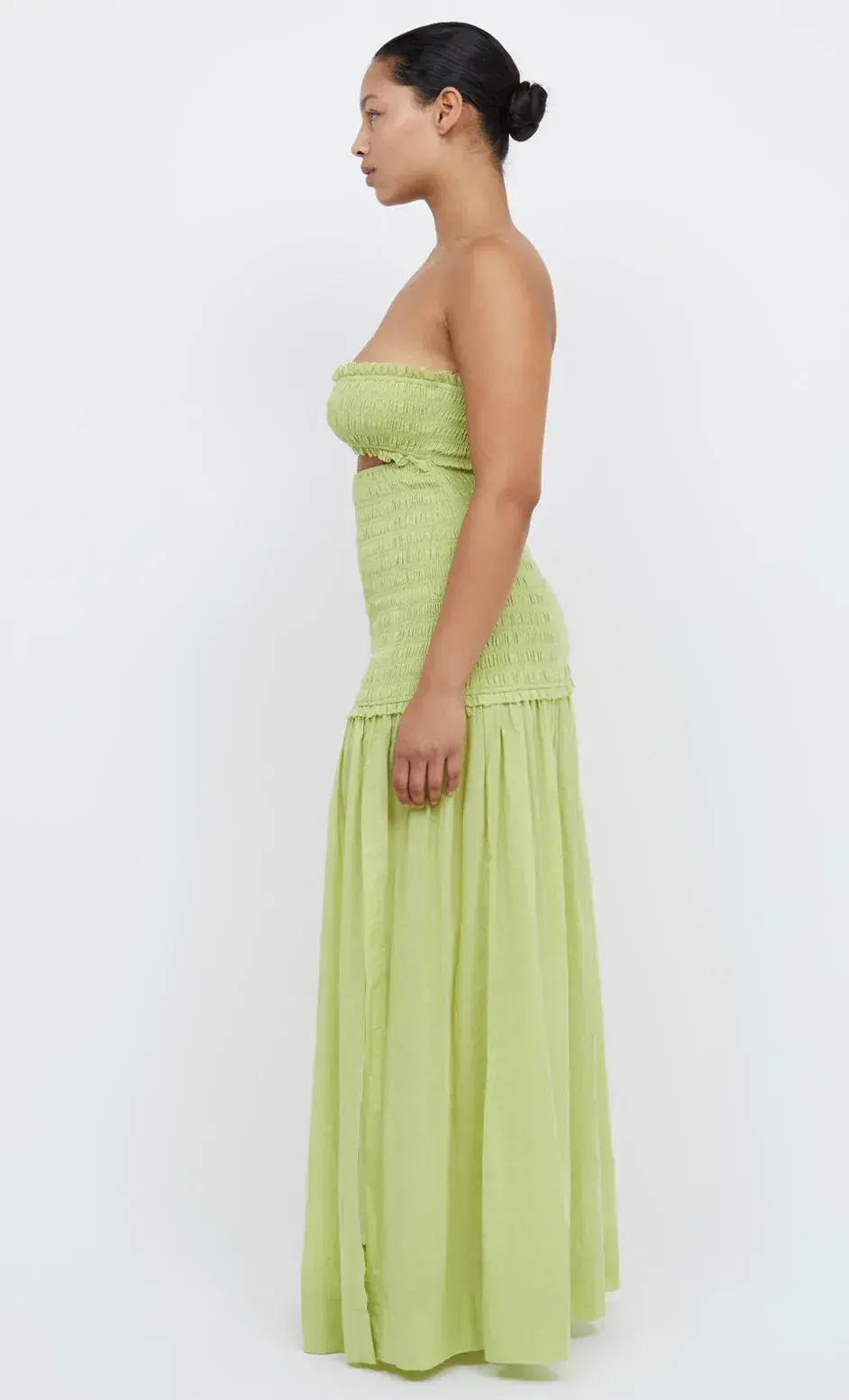 Bec & Bridge Solstice Strapless Maxi Dress Green Size AU 6 - Image 2