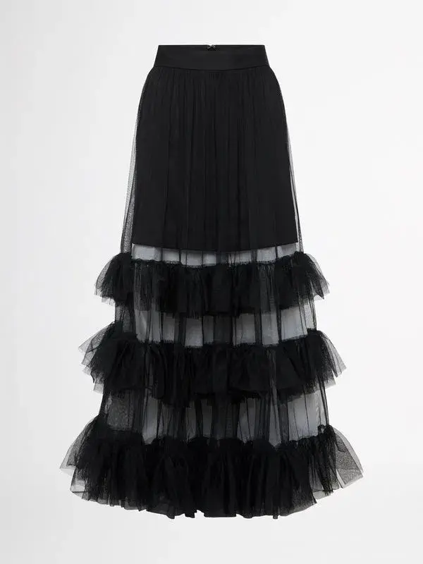 Sheike Imogen Maxi Skirt Black Size 8 - Image 2