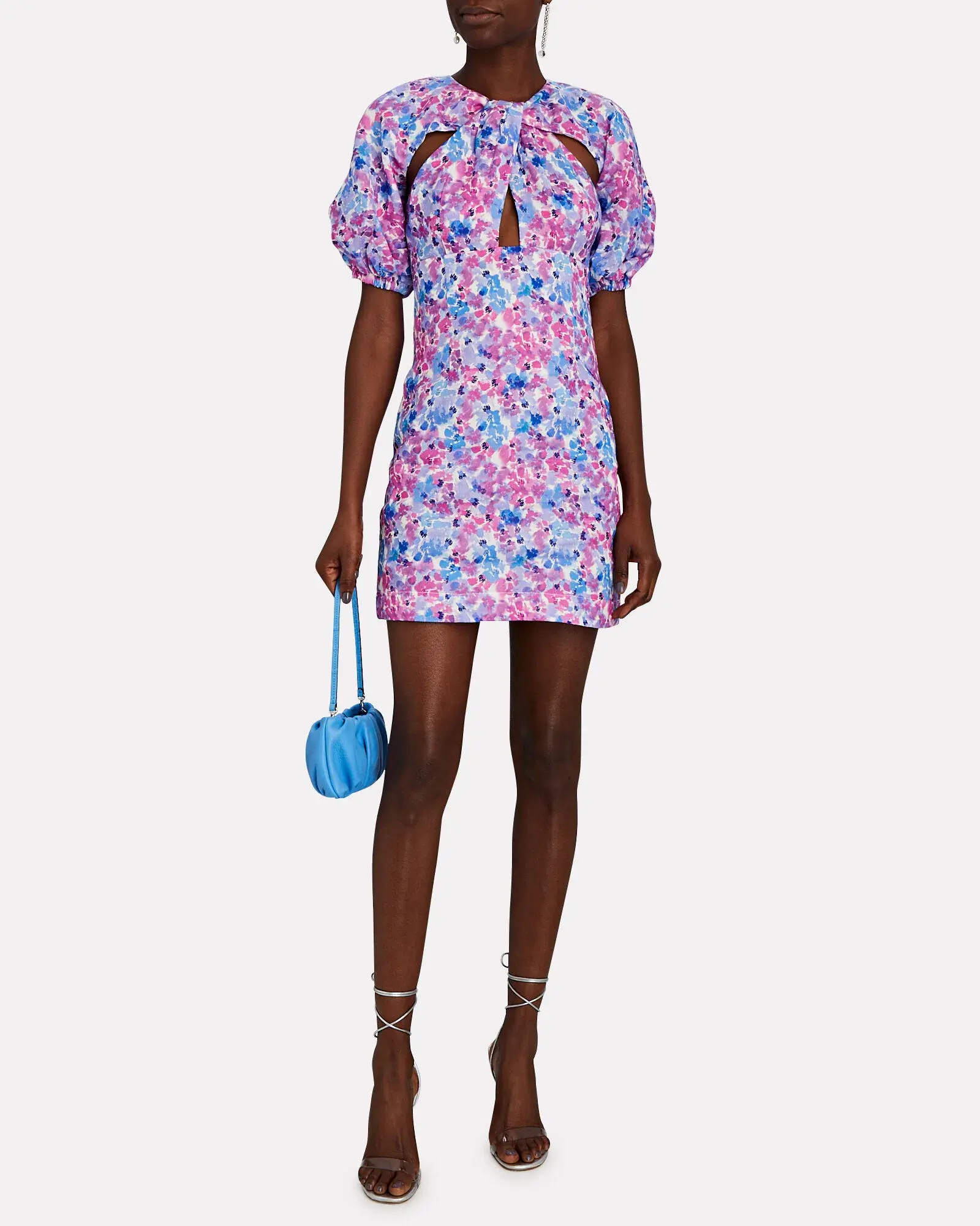 Nicholas Waverly Dress Orchid Multi Print Purple Size 10 - Image 1