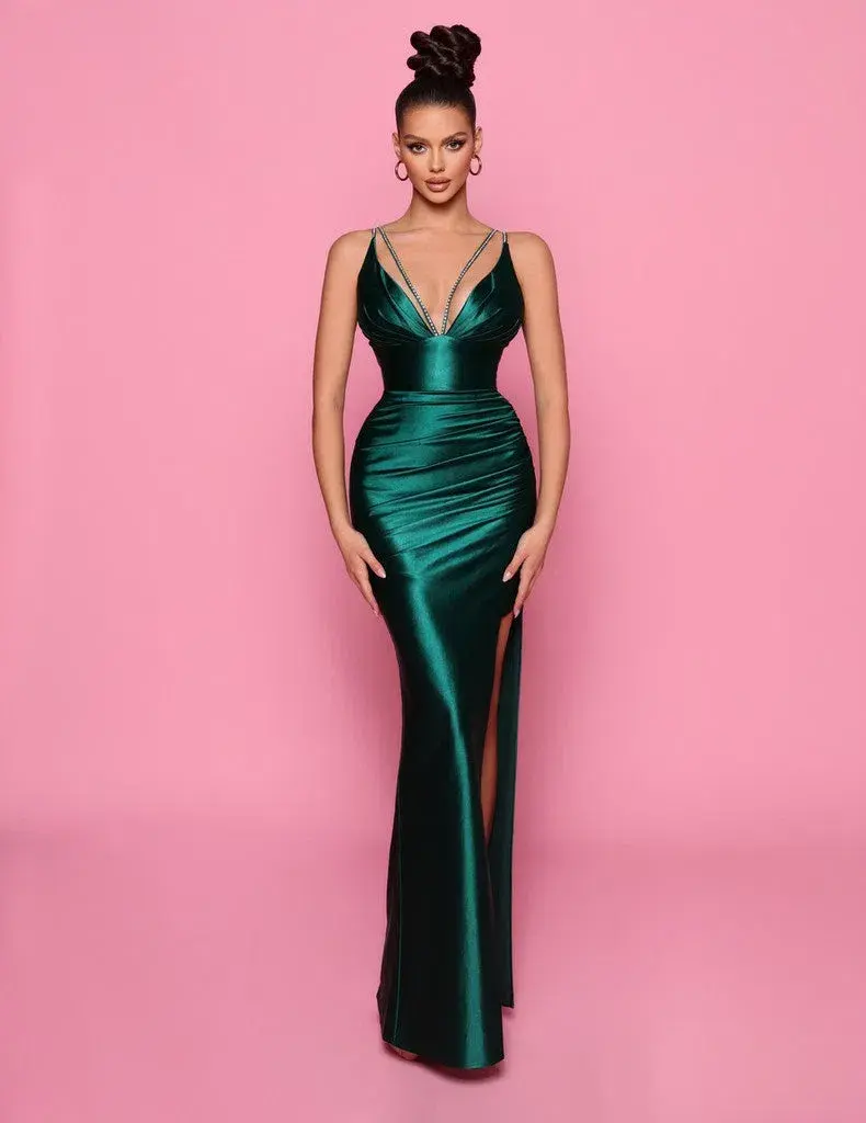 Nicoletta Elecktra Dress Green Size 8 - Image 1
