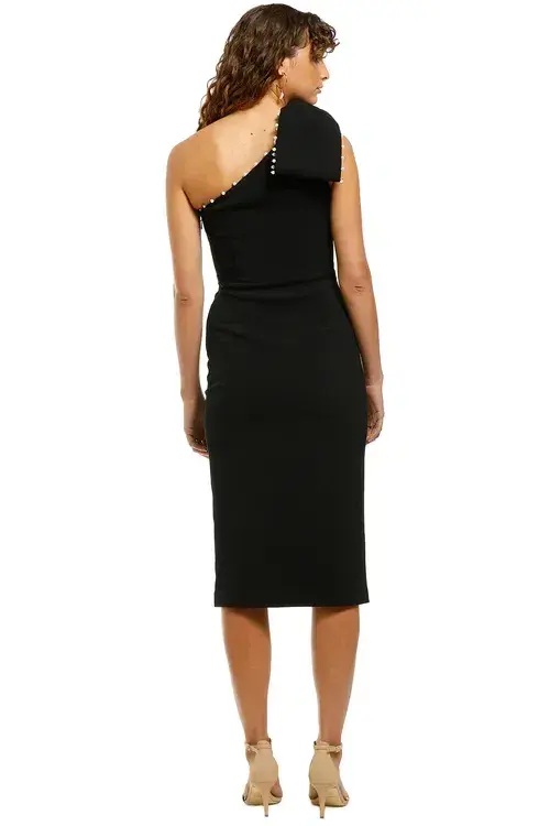 Rebecca Vallance Pipi Midi Black Black Size 8 - Image 3