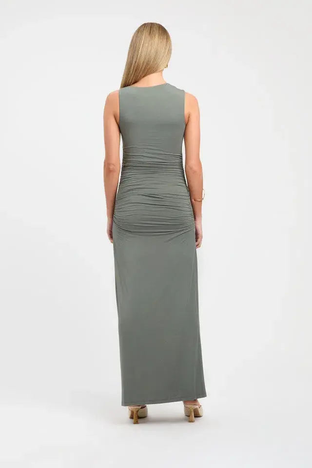 Kookai Alannah Maxi Dress Agave Green Size 6 - Image 2