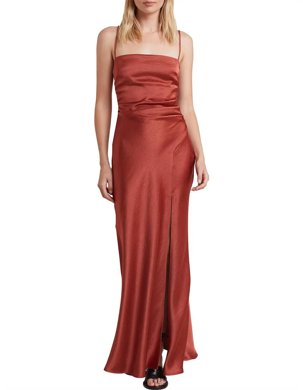 Bec & Bridge Nadia Maxi Dress Auburn Size 8  - Image 4