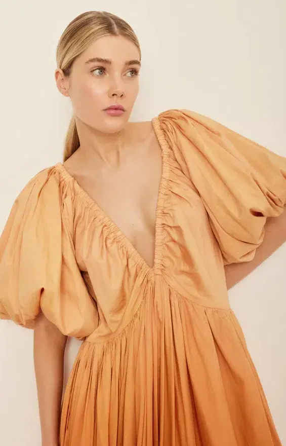 Rooh Collective Birthday Gown Orange Ombrè Size S / AU 8 - Image 2