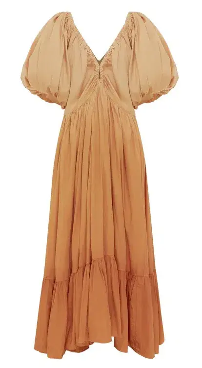 Rooh Collective Birthday Gown Orange Ombrè Size S / AU 8 for rent on The Volte - main image