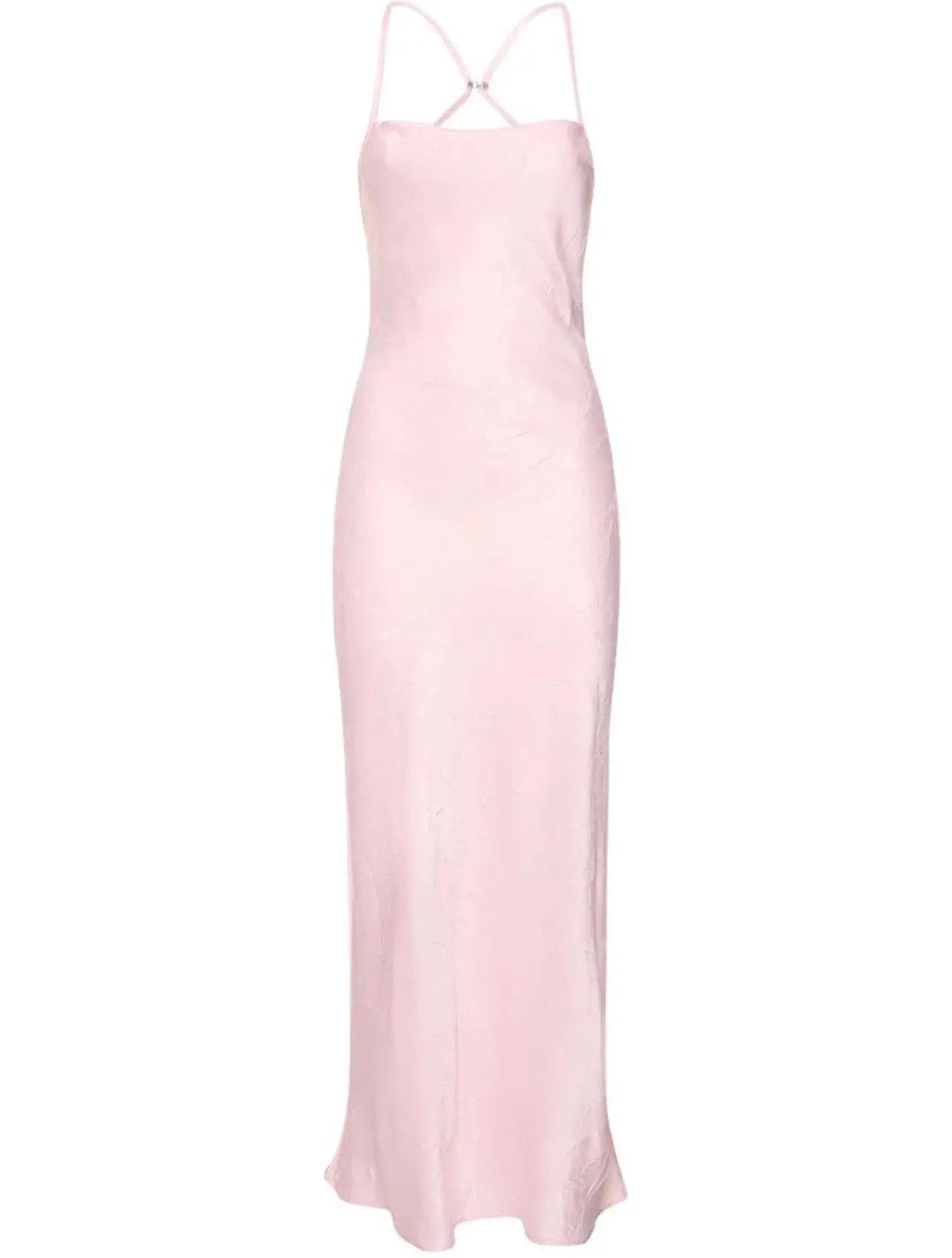 Bec & Bridge Carolina Satin Maxi Dress Pink Size 6 - Image 4