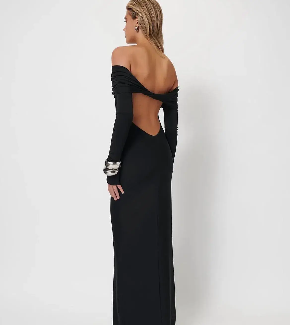 Effie Kats Gwen Gown Black Size 8 - Image 2