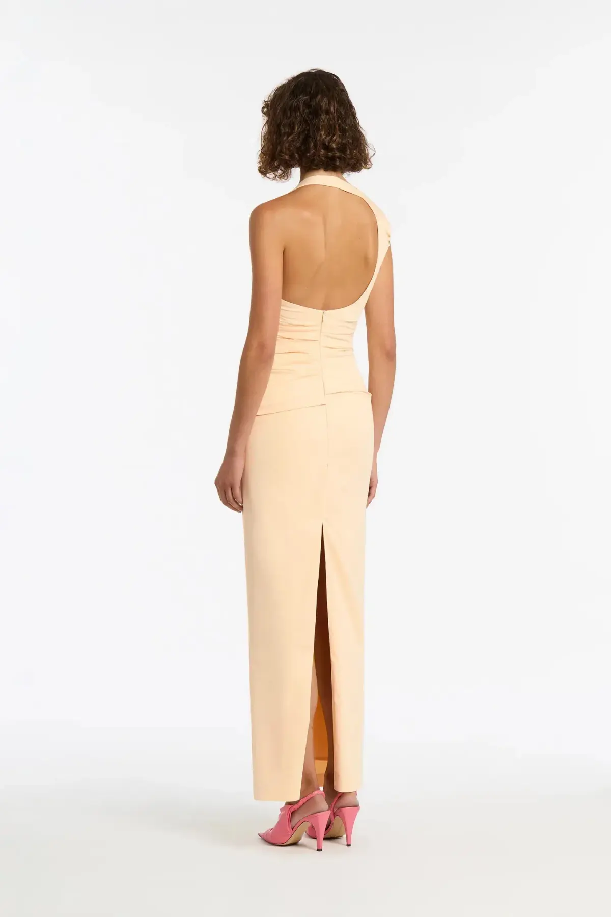 Sir the Label Giacomo Gathered Dress Yellow Size 1 / AU 8 - Image 2