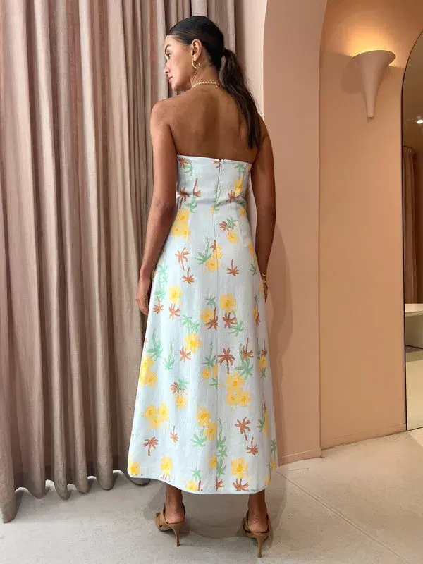 Roame Amulet Dress in Palmero Size 0 / AU 6  for rent on The Volte - main image