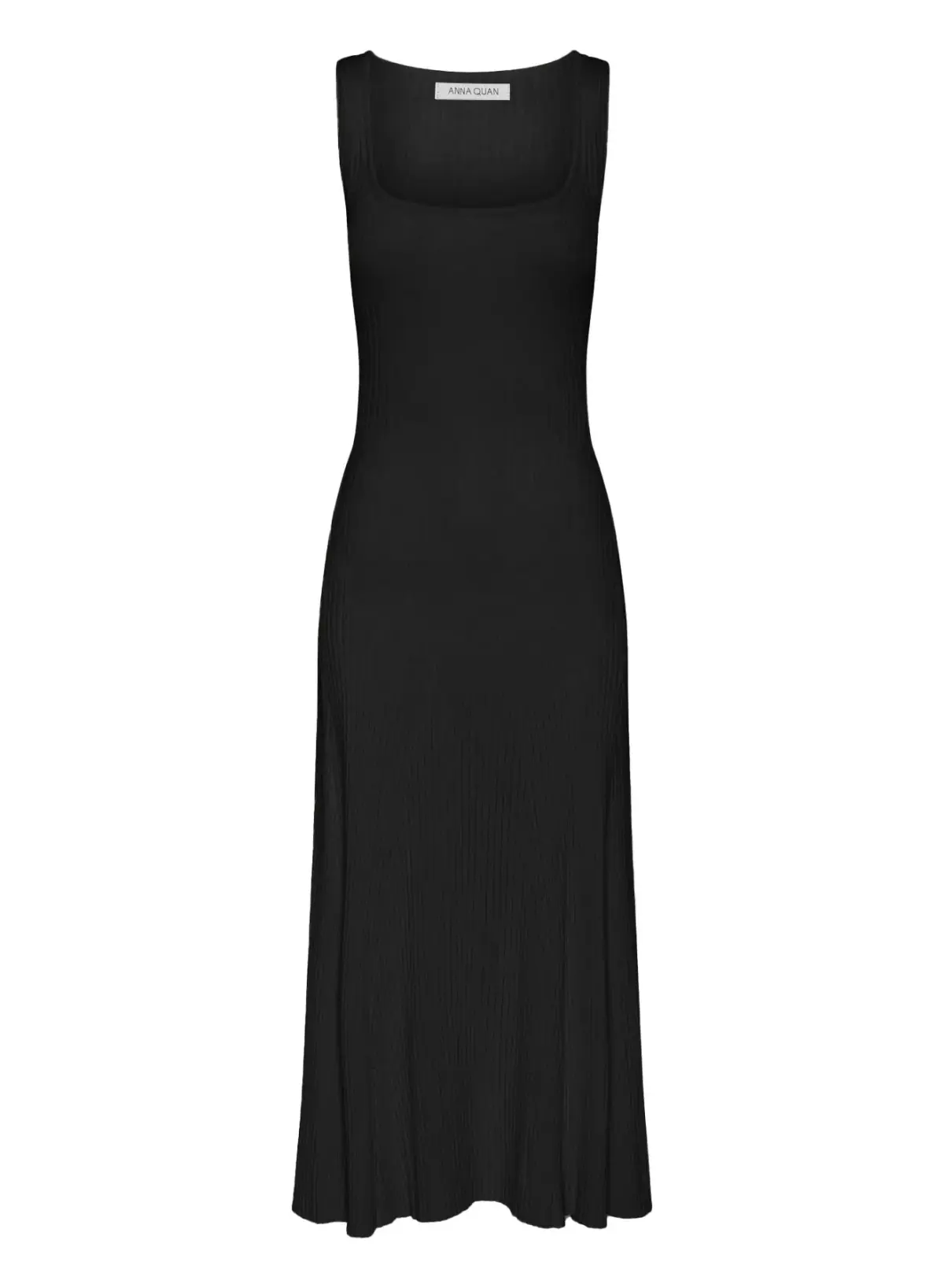Anna Quan Dido Rib Knit Midi Dress Black Size 8 - Image 12