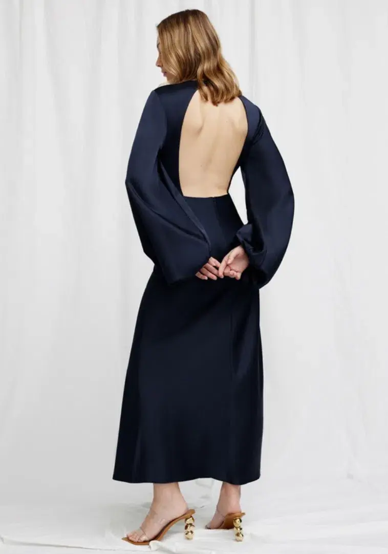 Significant Other Demi Dress Navy Size 8  - Image 3