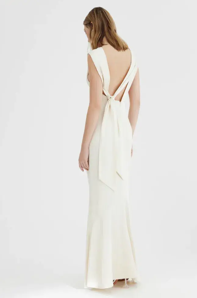 Significant Other Lana Maxi Dress Buttercream Size 8  - Image 3