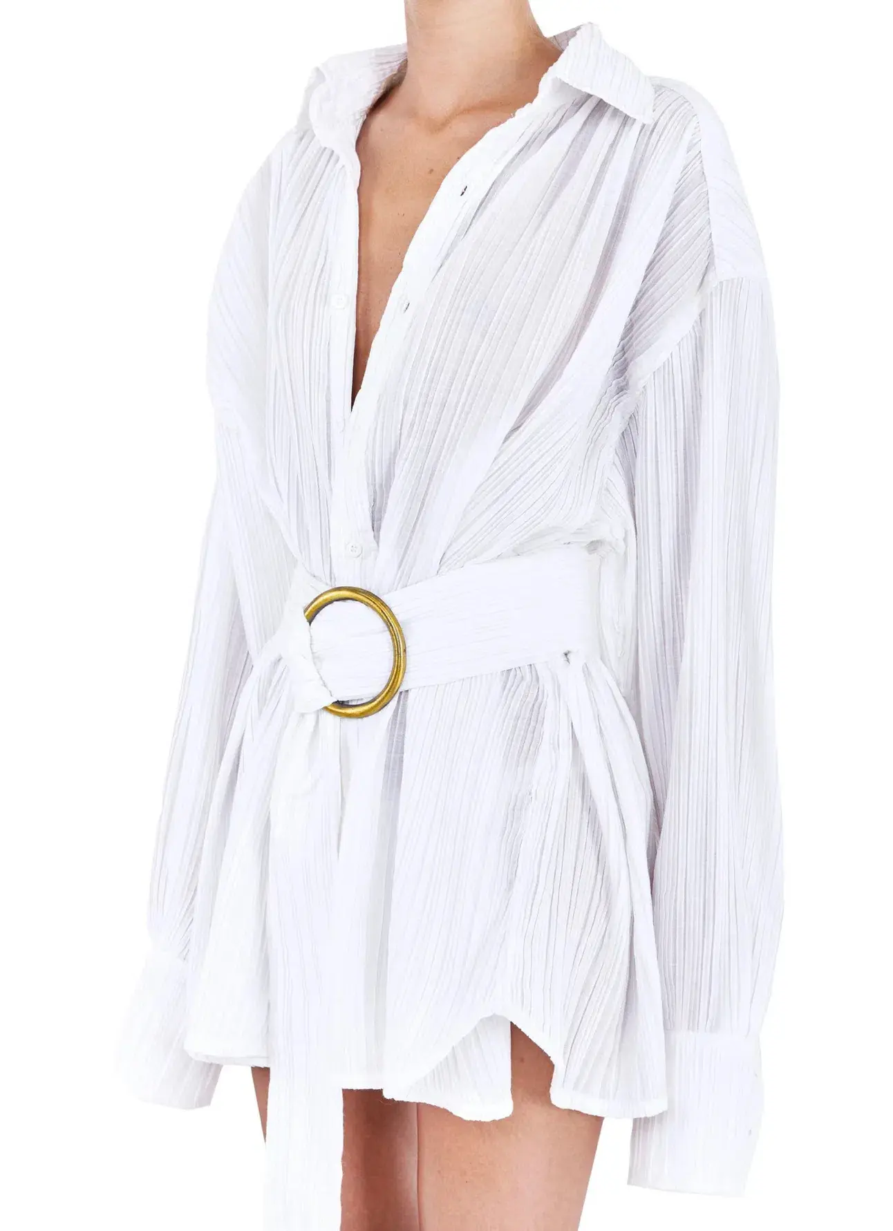 Bamba Titan Shirt Dress Canvas Size XS/S AU 6/8 - Image 3