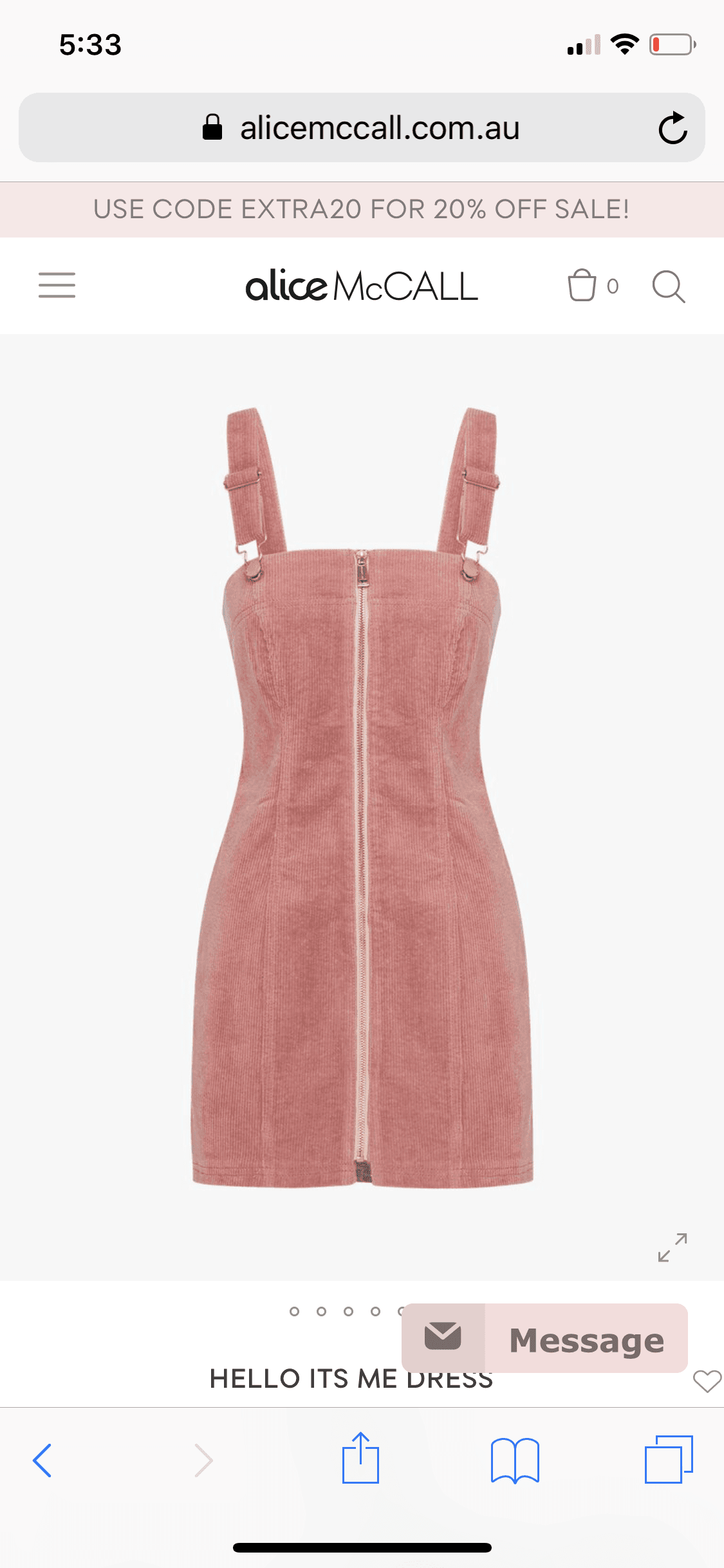 Alice McCall Hello Its Me Dress Blossom Size 6 - Image 4