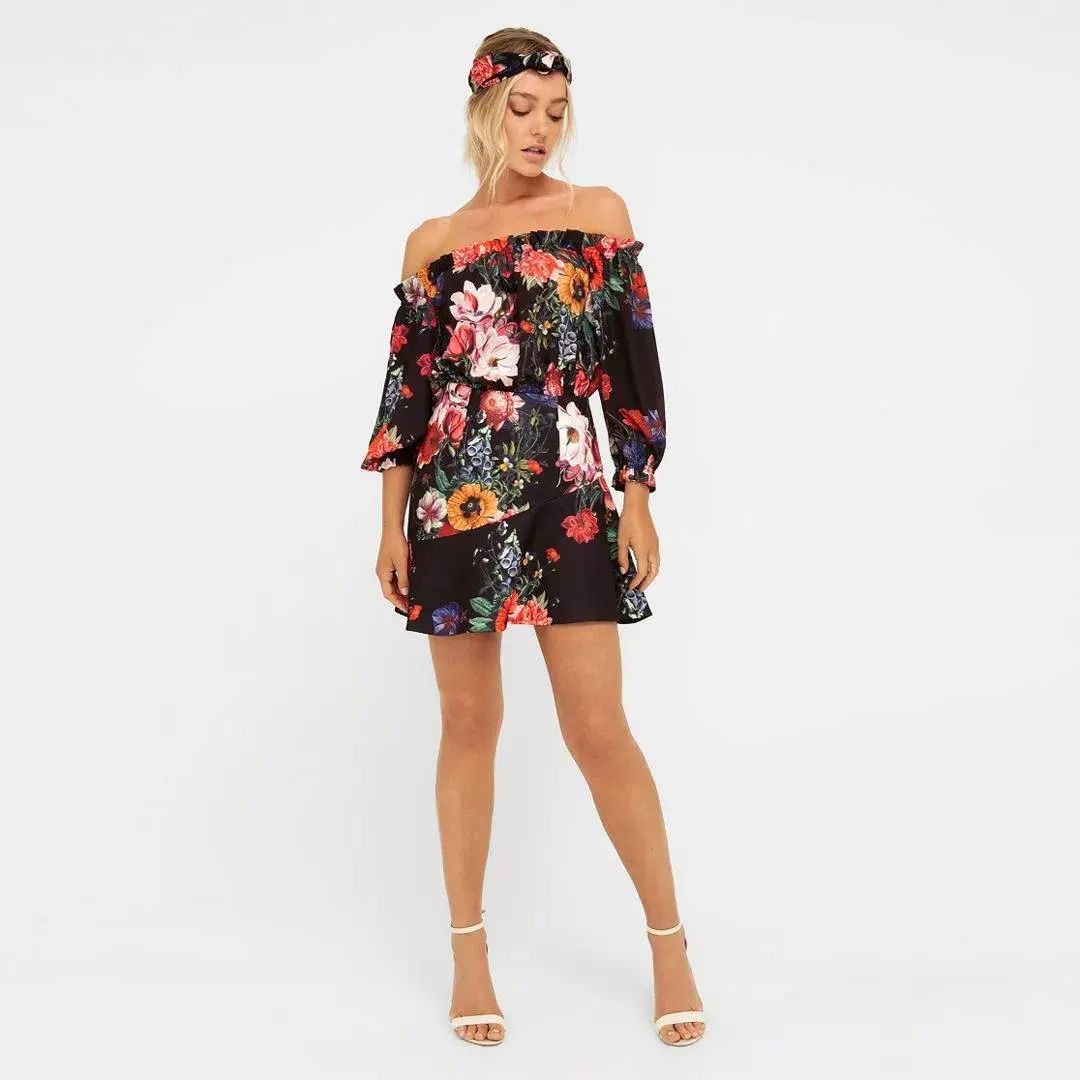 Sheike Brilliant Blooms Mini Dress Floral Size 12 - Image 1