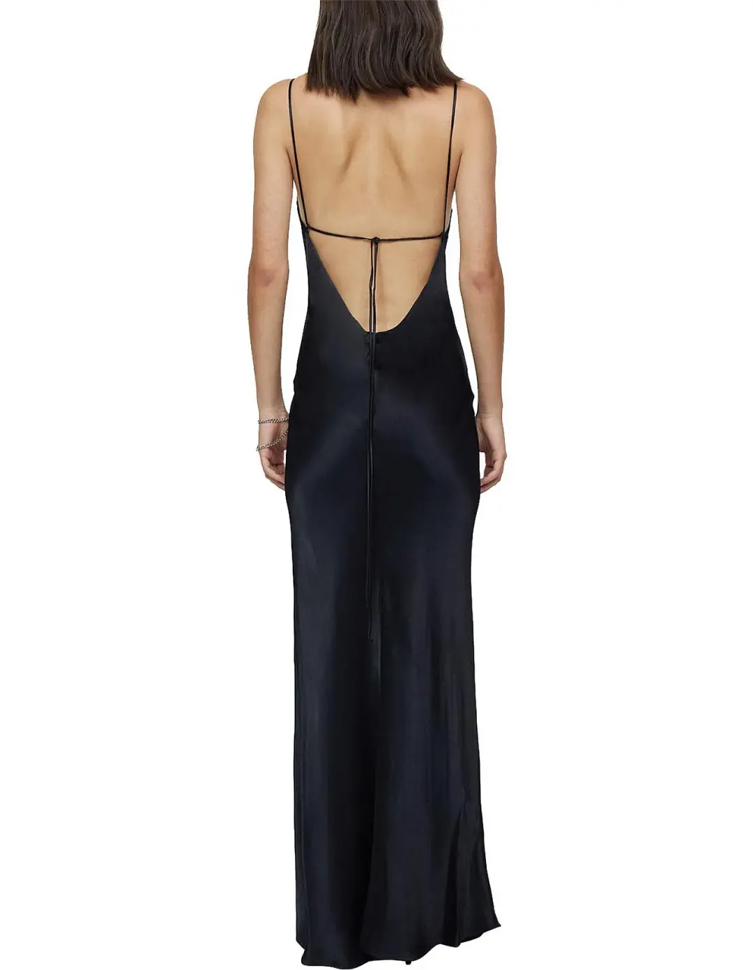 Bec & Bridge Ren Split Maxi Dress Black Size 6 for rent on The Volte - main image