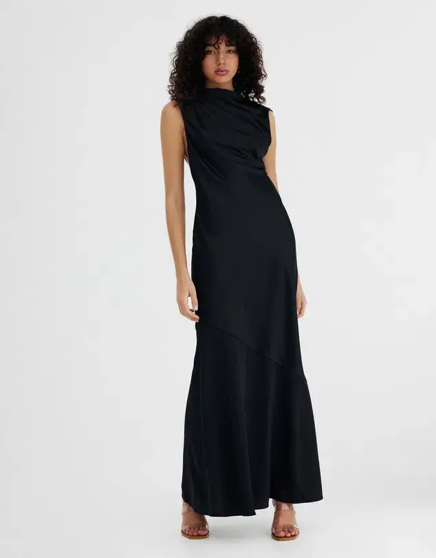 Significant Other Lana Maxi Dress Black Size 8 - Image 1