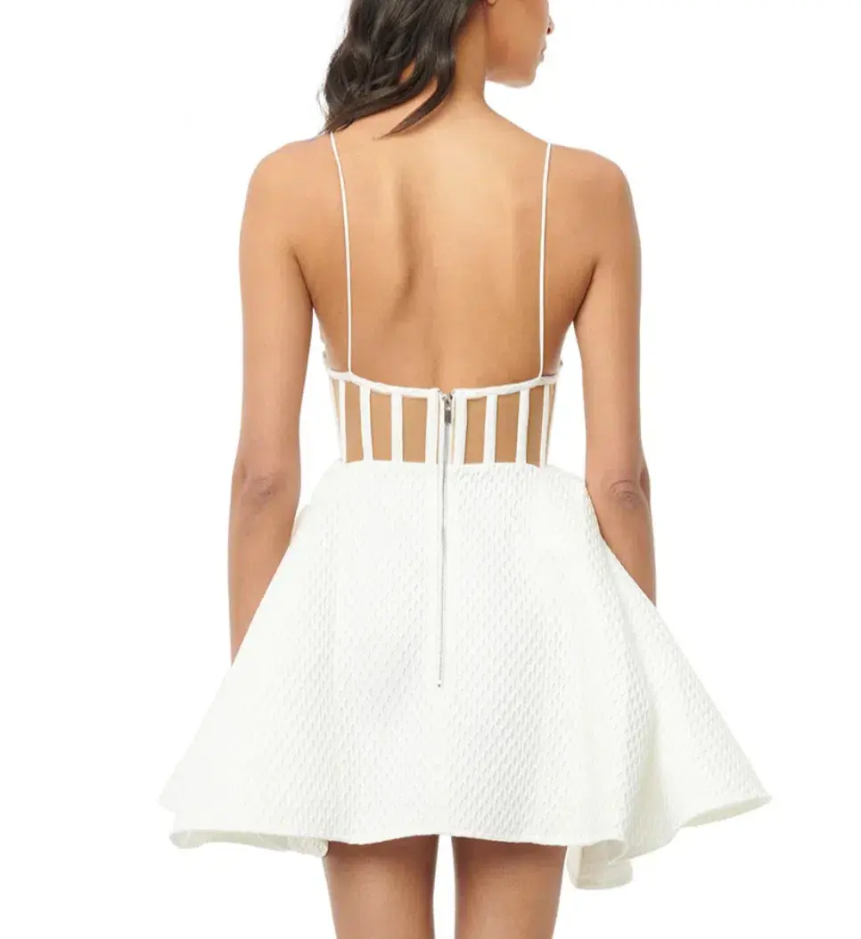 Eliya The Label Addison Dress White Size L/AU 12 - Image 3