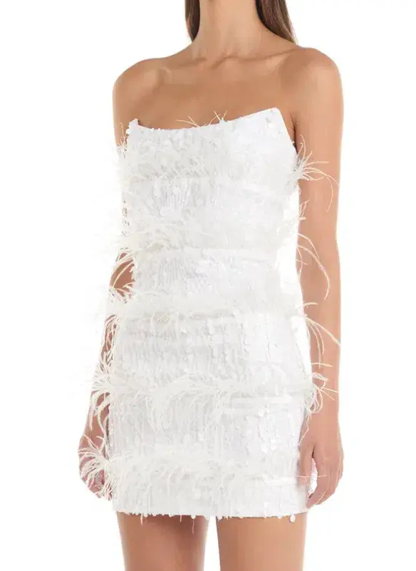 Eliya The Label Tiffany Dress White Size L/Au 12 - Image 4