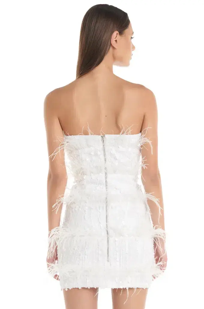 Eliya The Label Tiffany Dress White Size L/Au 12 - Image 5