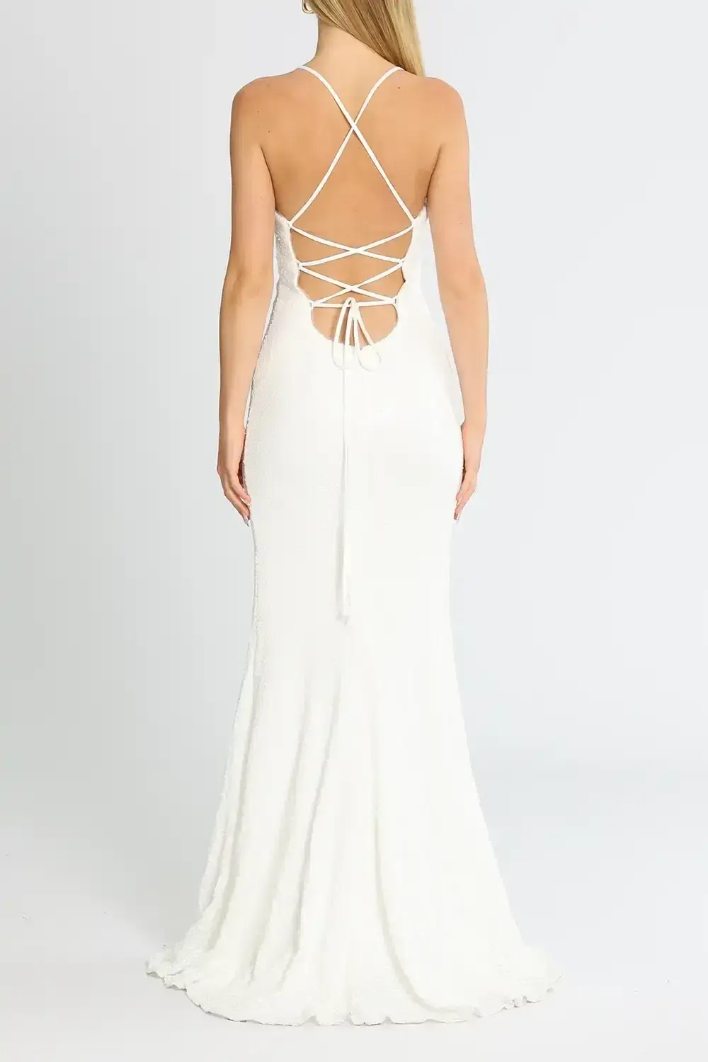 Tania Olsen India Gown White White Size 10 - Image 3