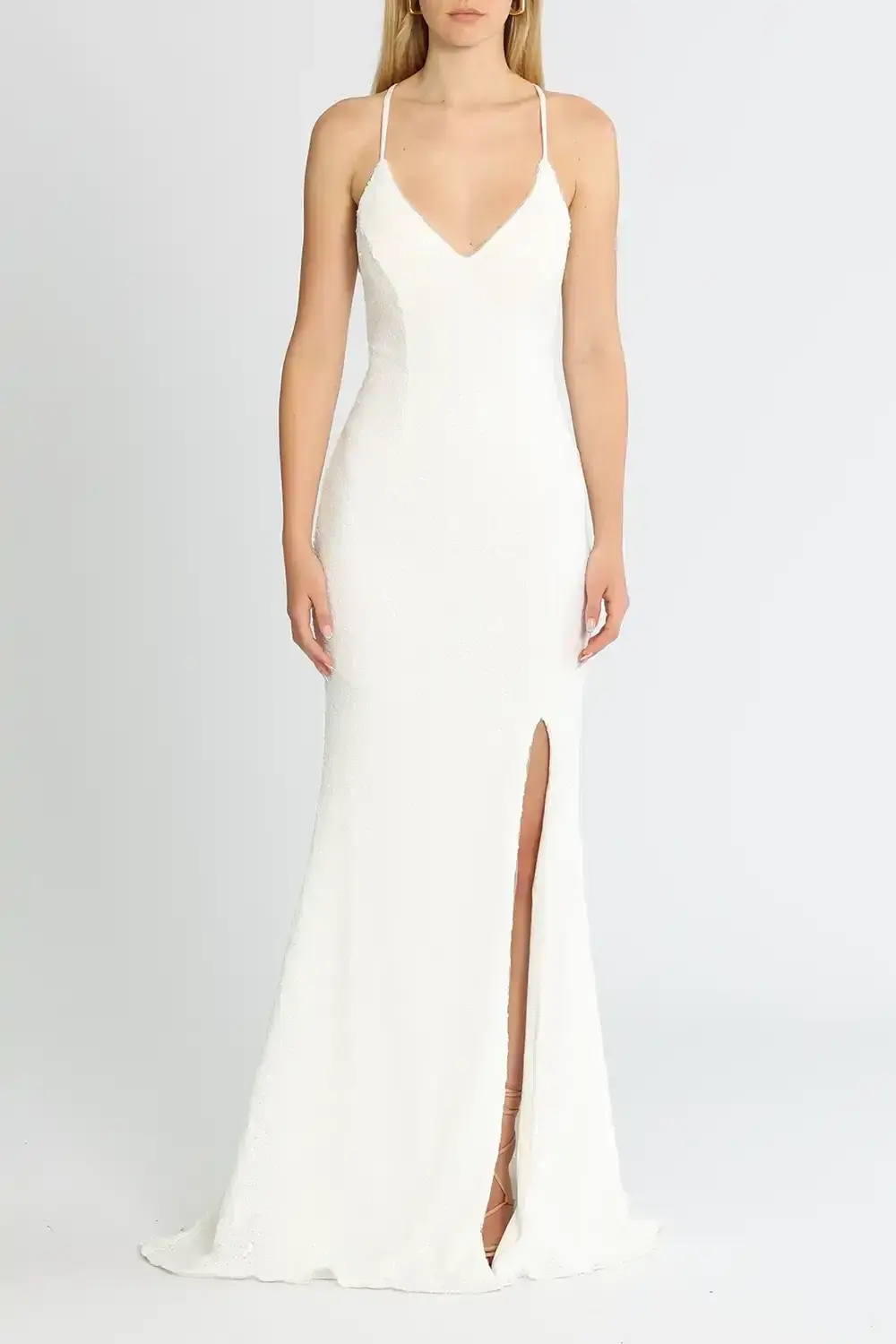 Tania Olsen India Gown White White Size 10 - Image 1