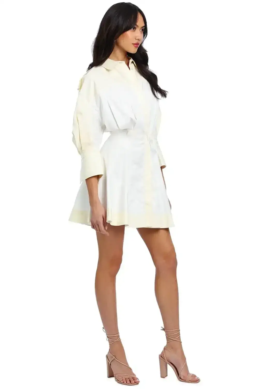 Acler Vienna Dress Cream Size 12 for rent on The Volte - main image