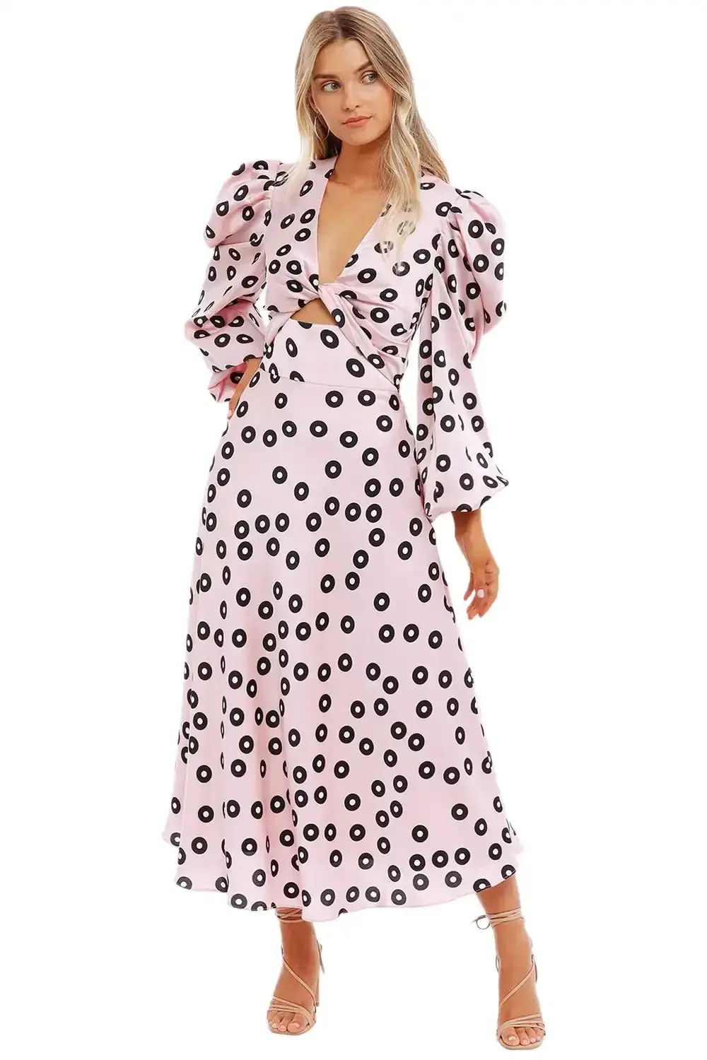 By Johnny Belinda Dress Pink Party Spot Size 8 - Image 1