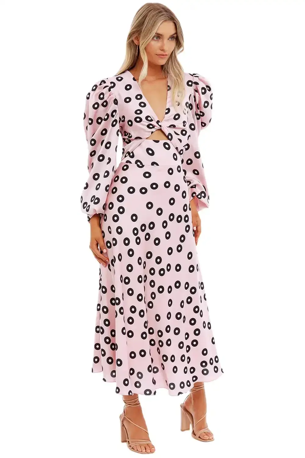By Johnny Belinda Dress Pink Party Spot Size 8 - Image 2