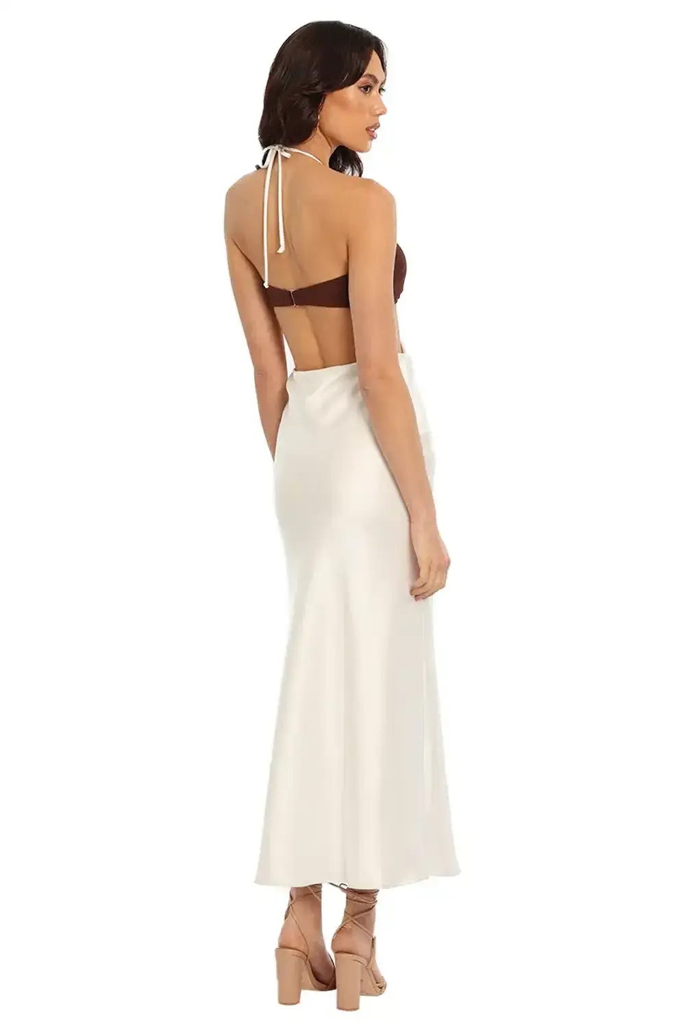 Bec & Bridge Nadia Cut Out Dress White Size 10 - Image 3